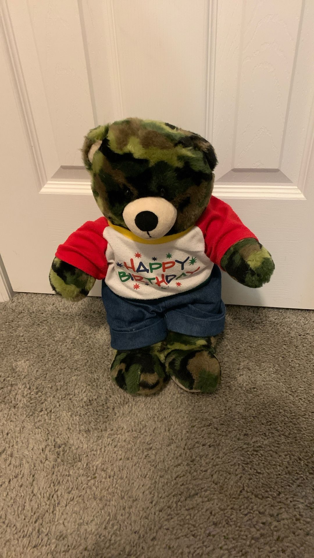 Camoflauge Birthday Build A Bear