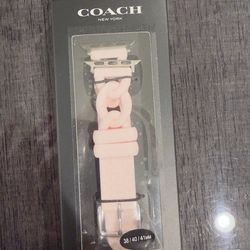 Coach Apple Watch Band – Pink – 38/40/41mm – New in Box