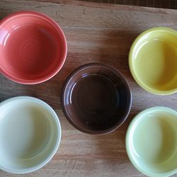 Retired Fiestaware Cereal / Soup Bowls 