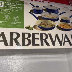 Farberware 14-Piece Ceramic Nonstick Cookware Set — NEW in Box
