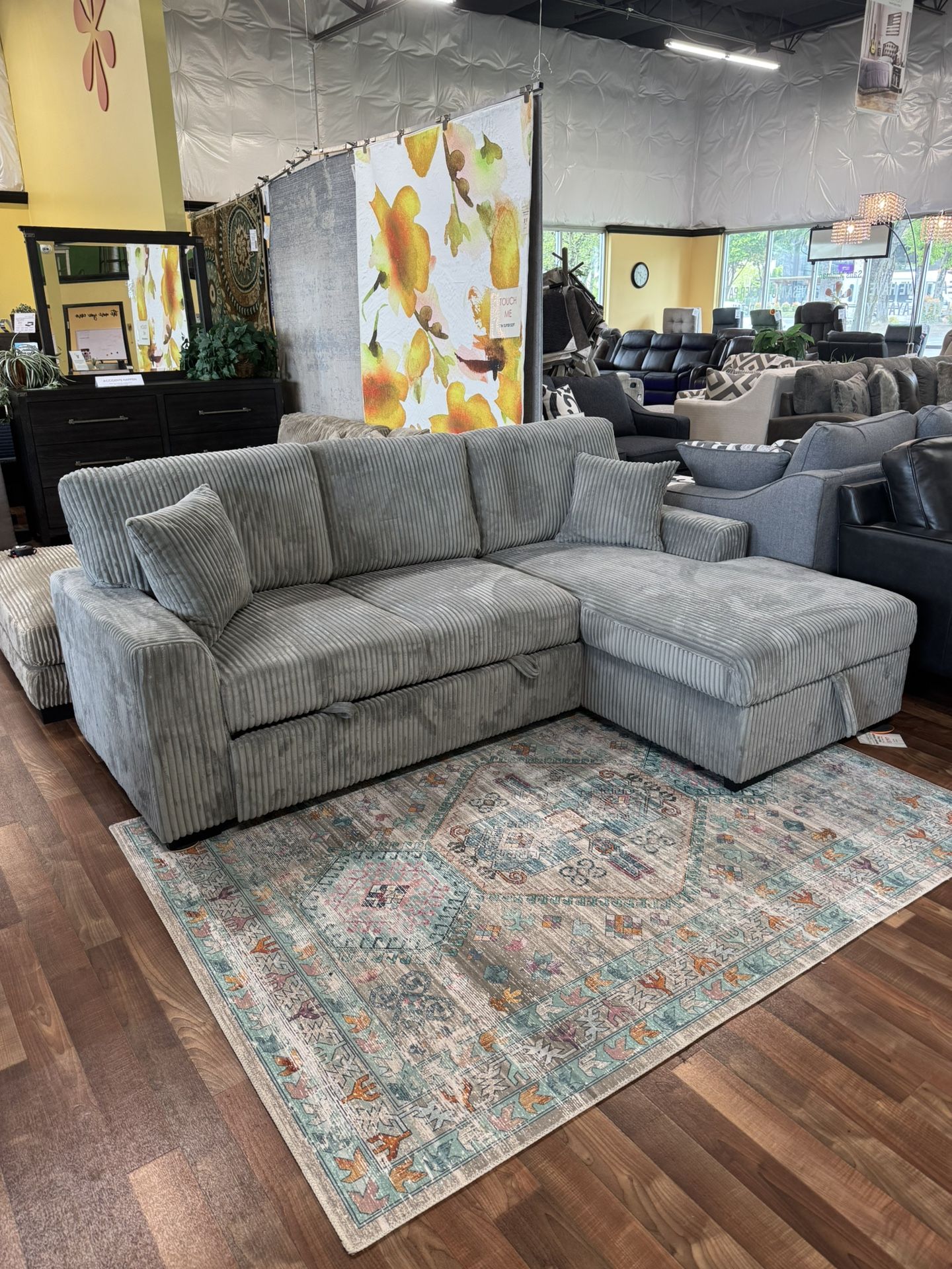 Chunky Corduroy Sectional