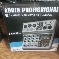 Audio Professional 5 Channel Mixer