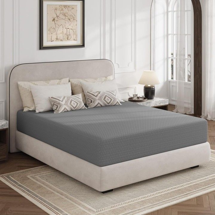 Novilla King Mattress, 10 Inch Cooling Memory Foam Mattress for Quick Asleep & Pressure Relief