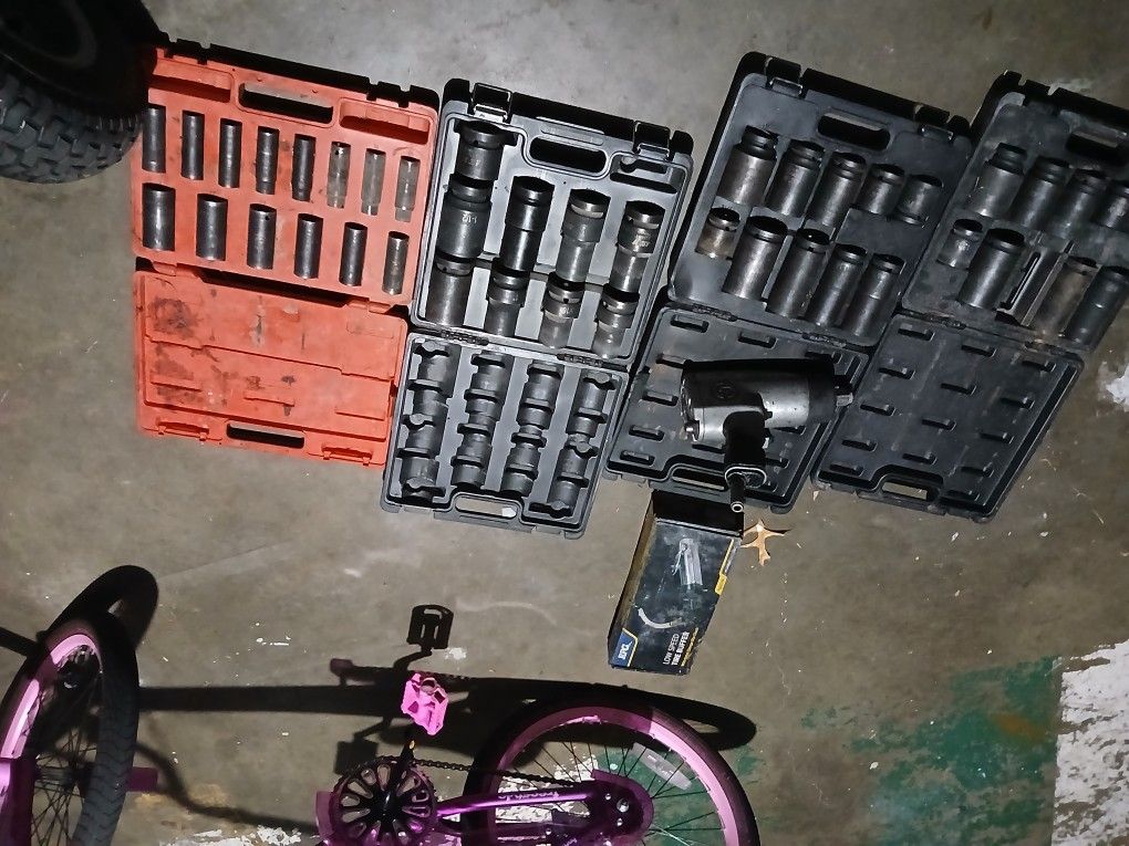 Socket Set And Impact Drill