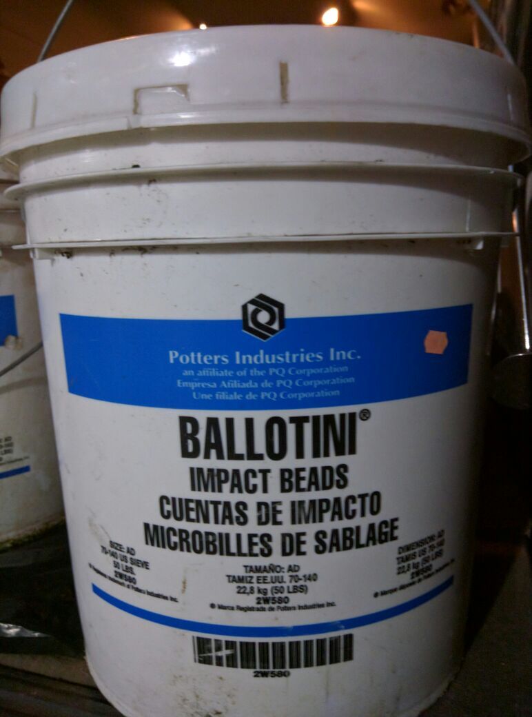 BALLOTINI IMPACT BEADS, CUENTAS DE IMPACTO, MICROBILLES DE SABLAGE,22,8