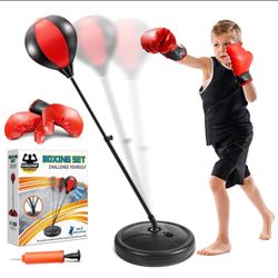 Punching Bag for Kids, Kids Boxing Bag with Stand, 3 4 5 6 7 8 9 10 Years Old...