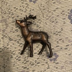 Metal Deer Figurine
