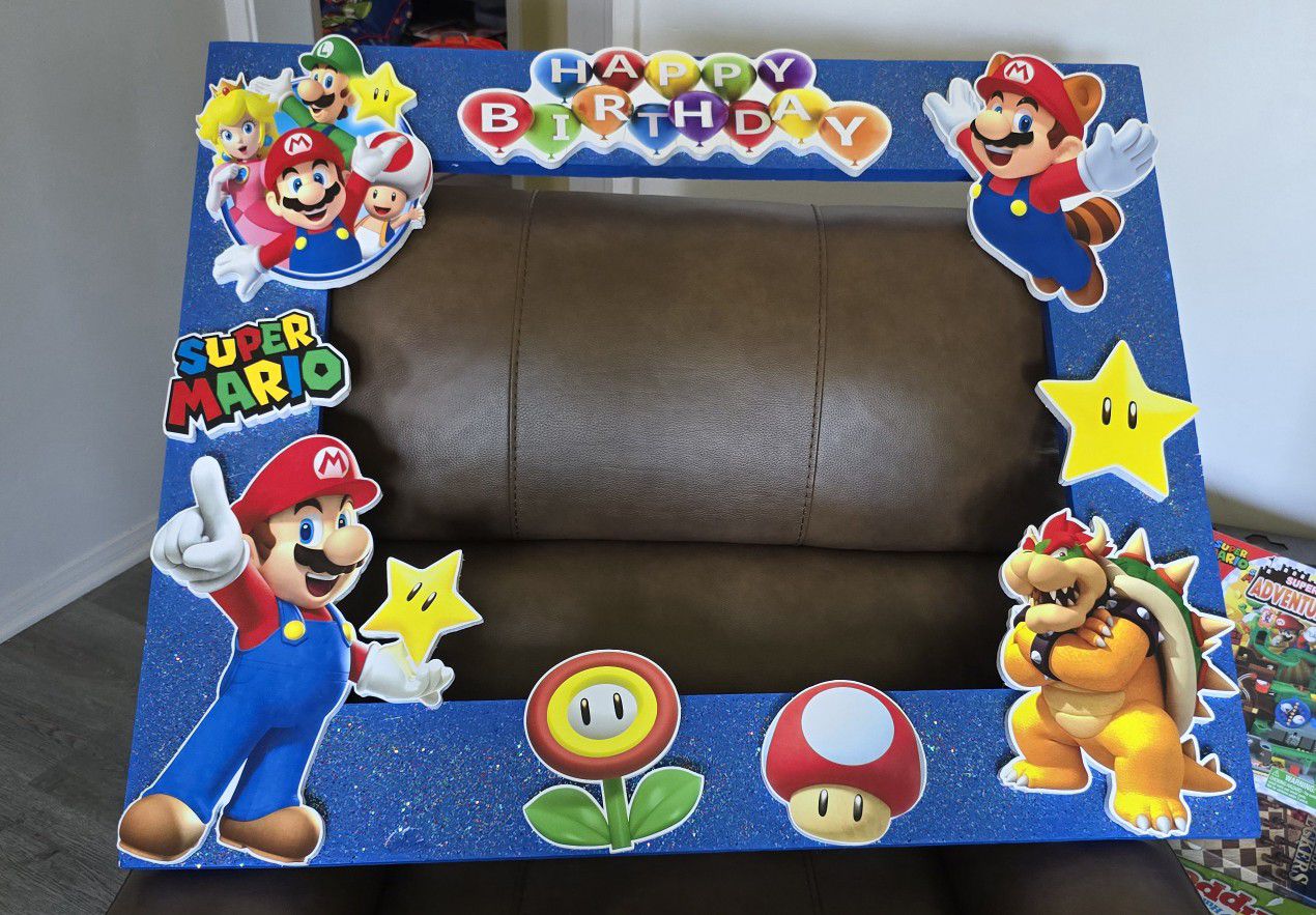 Super Mario Brothers Party Frame 