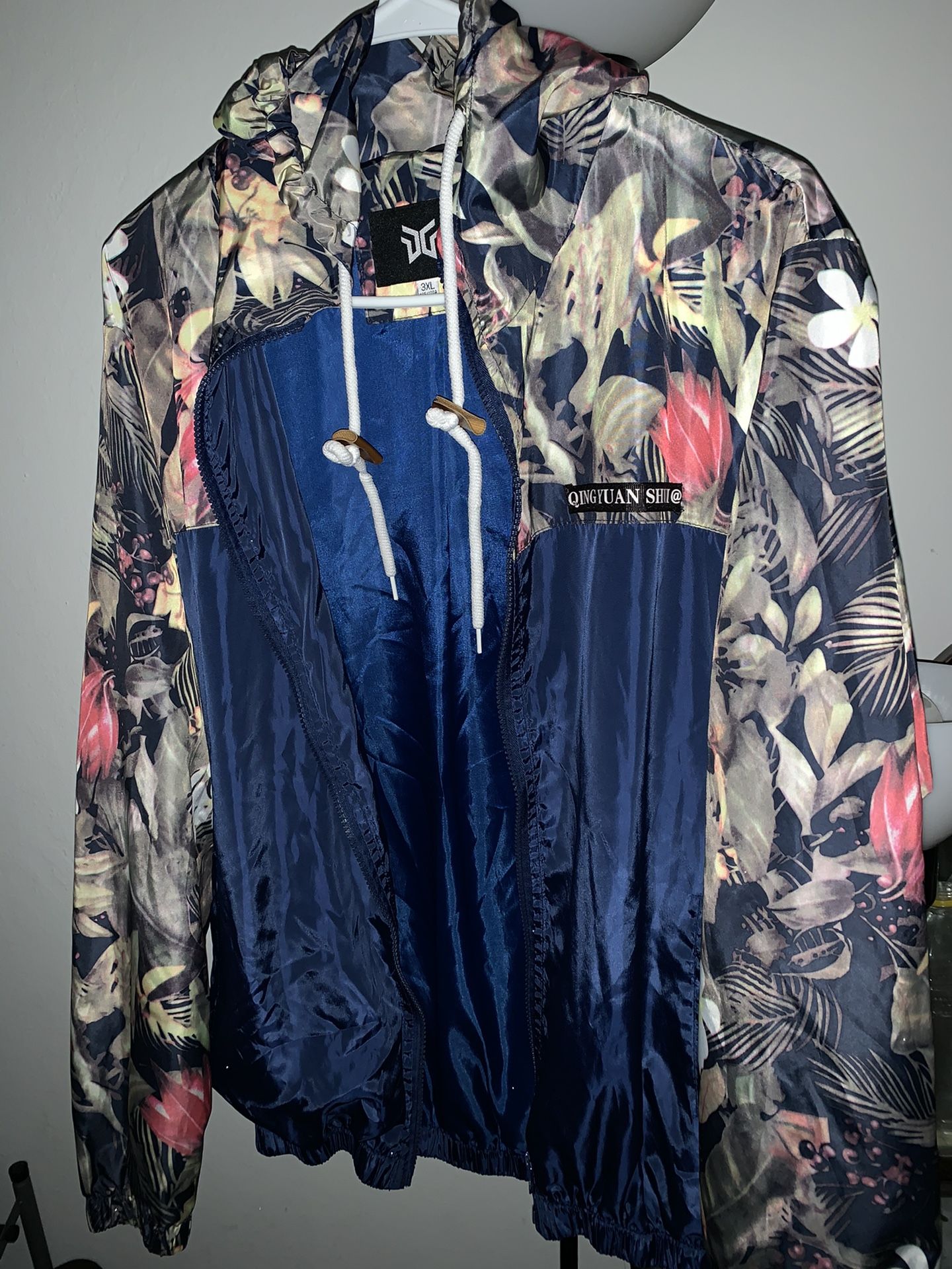 Windbreaker hoody running jacket