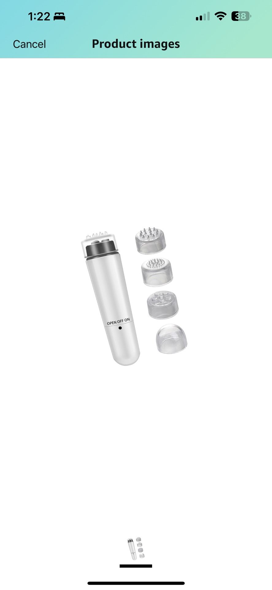 Mini Massager Mini Travel Tool for Face Head Neck Back (WH)