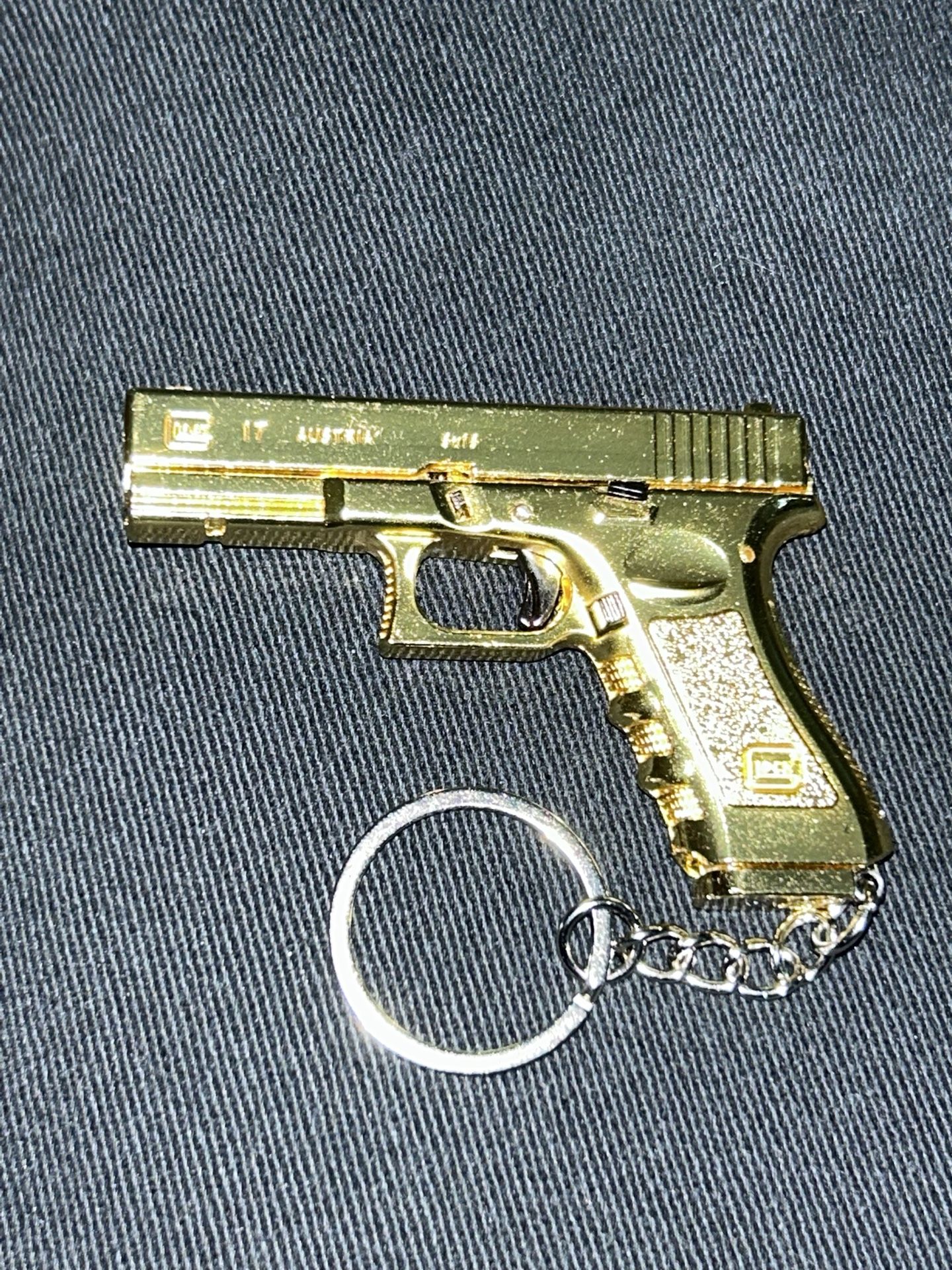 Glock Replica KeyChain Gold Glock19