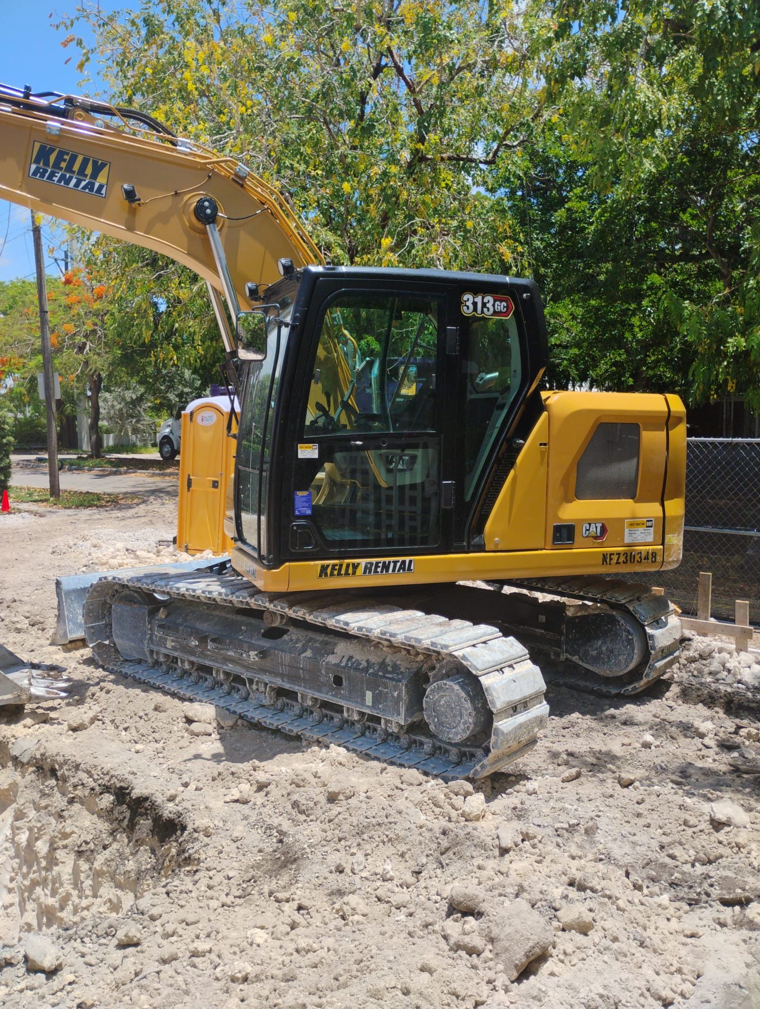 Bobcat Excavadora Volteó