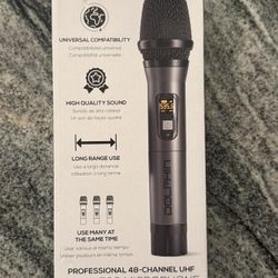 Dolphin MCX10 UHF Wireless Mic System 48-Channel Tested w/ Box – Pro Audio