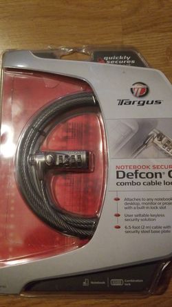 NOTEBOOK LAPTOP COMBO CABLE LOCK