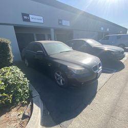 BMW 2004 530I Black Gas Sedan 4 Door Beamer Car Used Tires Light Doors Motor Tranny Headlight Backseat Parts 