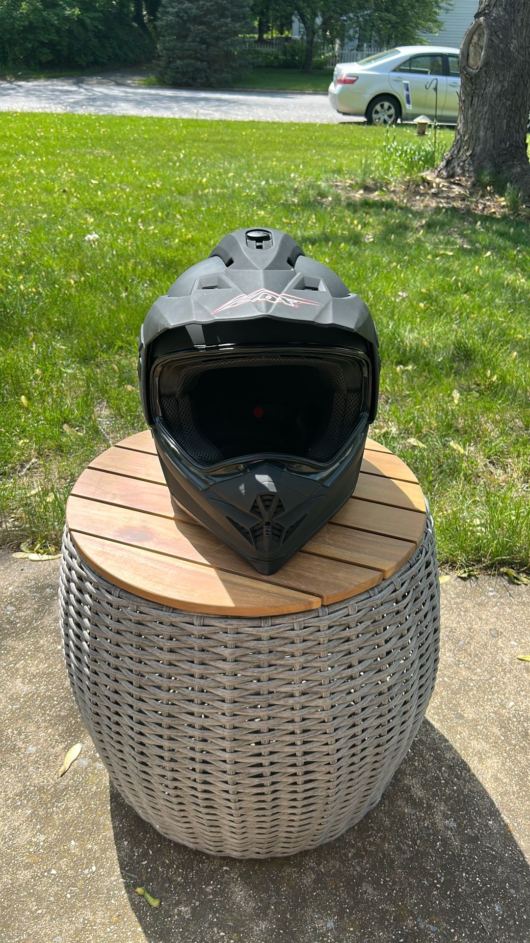 Black Dirt Bike Helmet 