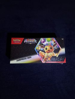 Pokemon prismatic evolutions surprise box