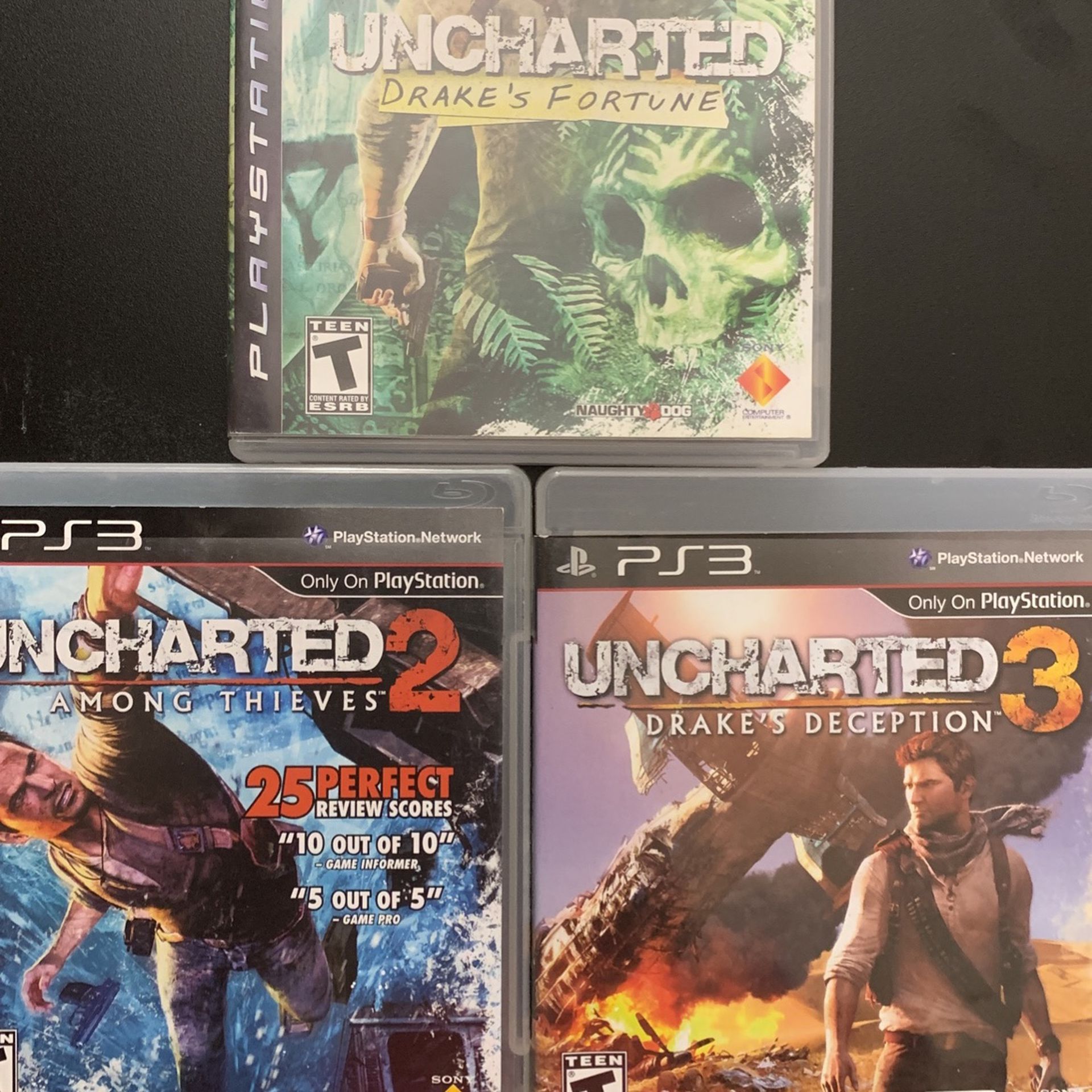 PlayStation PS3 Uncharted games Collection