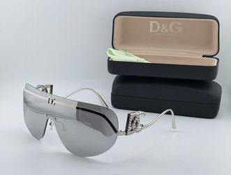 Dolce & Gabbana Shield Sunglasses with Case