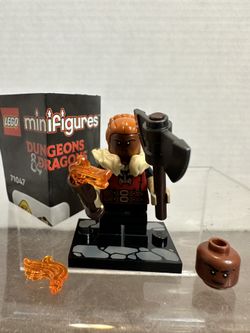 Lego Dwarf Barbarian DnD  