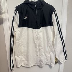 Adidas Women's Tiro Hooded Windbreaker Jacket Size XL