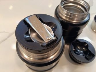 Thermos Stainless King 16oz Vacuum Insulated Food Jars Sold as Pair