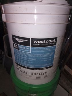 Acrylic sealer 5 gallons