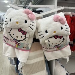 BRAND NEW: Hello Kitty Hooded Blanket