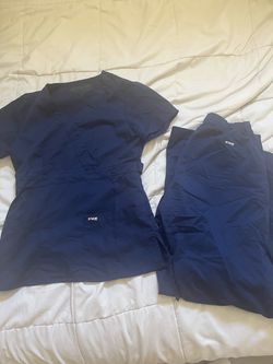 Grey's Anatomy Navy Blue Scrub Set