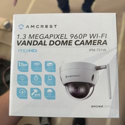 1.3 Megapixel 960P Wi-Fi Vandal Dome camera