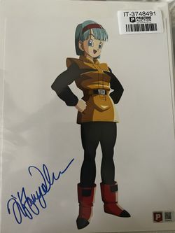 DBZ Bulma Signed