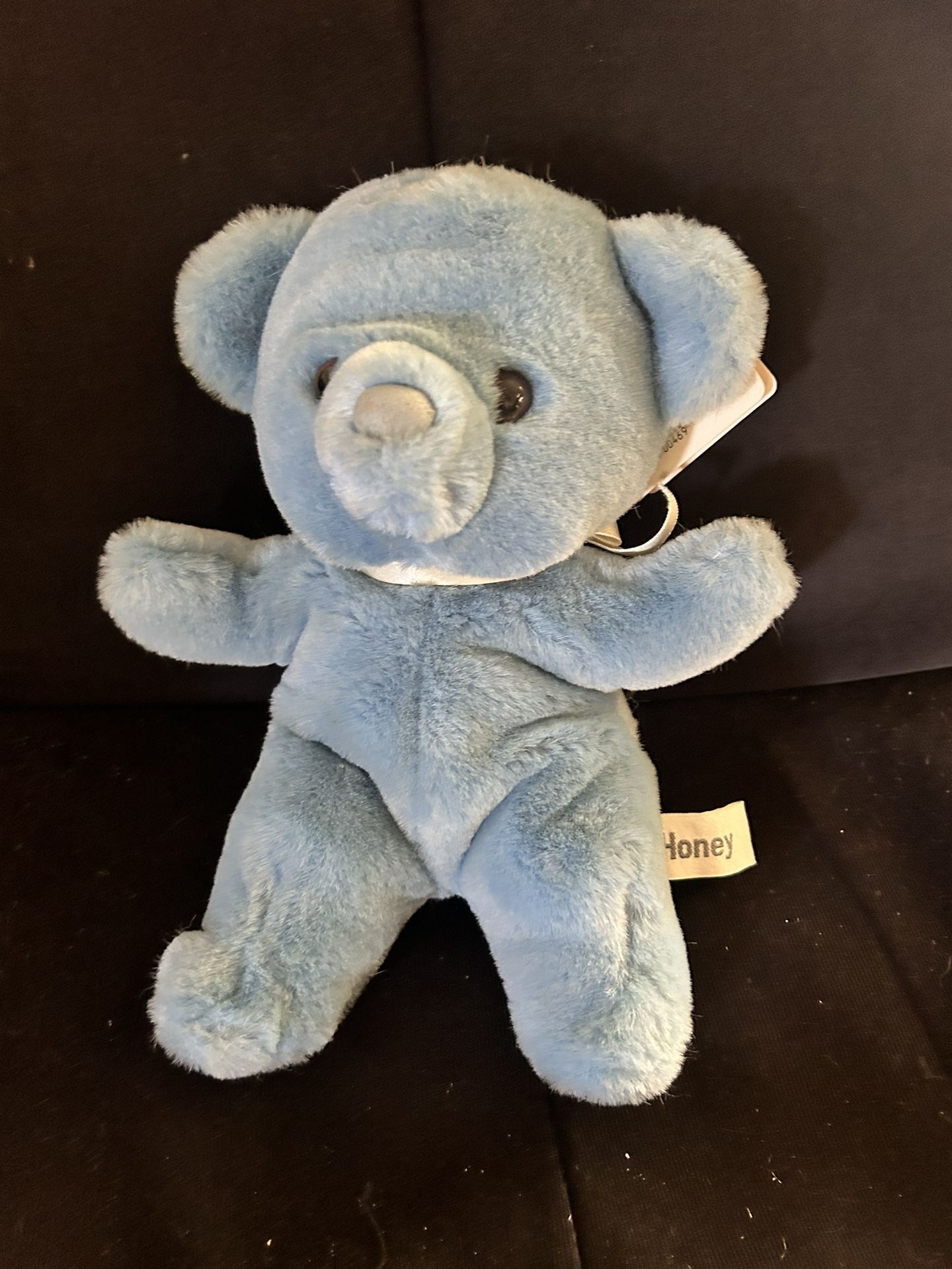 Cuddly Light Blue Vintage Teddy Bear