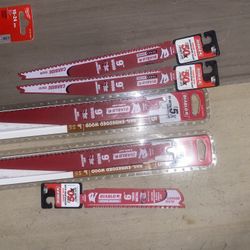 Milwaukee  Drill Bits And Diablo Sawzaw Blades