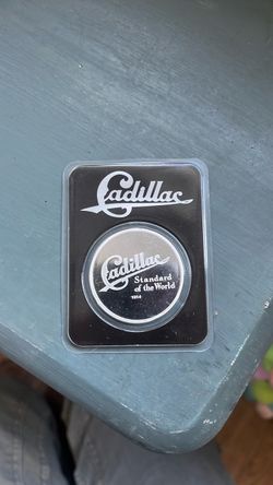 1oz silver coin Cadillac sealed