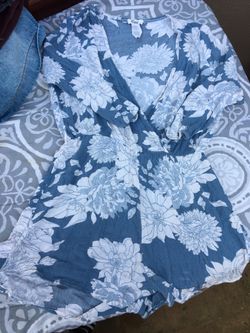 Small blue romper