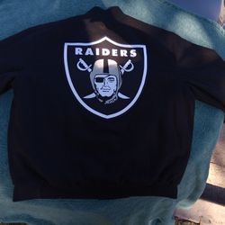 REVERSABLE RAIDER LETTERMAN JACKET !!!!! NEW !!!! NEVER WORN
