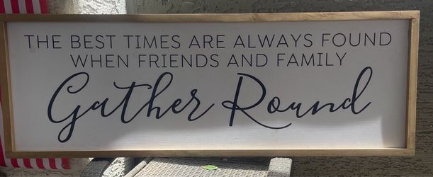 Kitchen sign ($60 new)