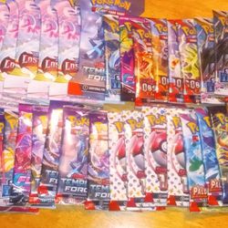 Large Lot Of Pokemon Cards