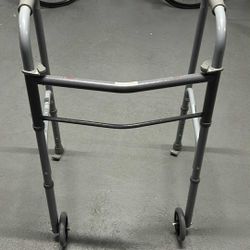 Lightweight Folding Walker with Wheels – Great Condition