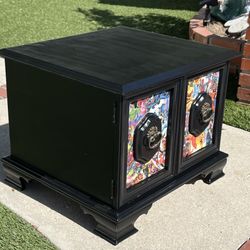 Marvel/DC Wood Cabinet
