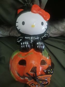 Halloween Hello Kitty Tea Light Brand New