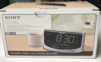 Sony ICF-C492 FM/AM clock radio