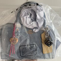 Coach Denim Rowan Medium