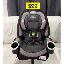 Graco 4ever (all ages, all in one) convertible car seat, recliner, double facing / Silla carro, todas las edades, reclinable