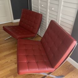 Barcelona Leather Chairs