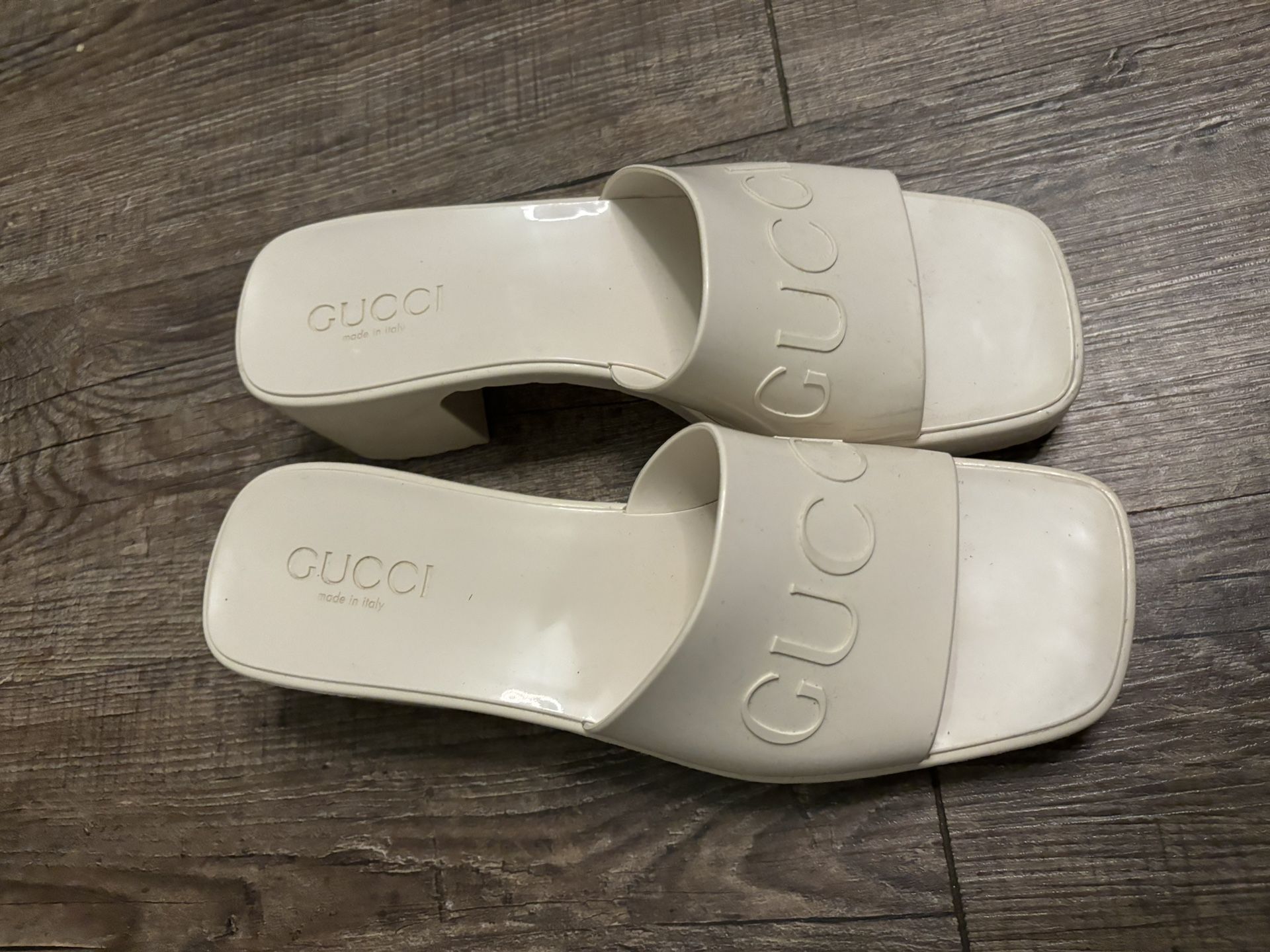 Authentic Gucci Rubber Sandals