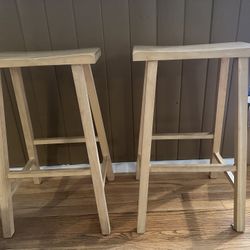 Matching Wooden Stools