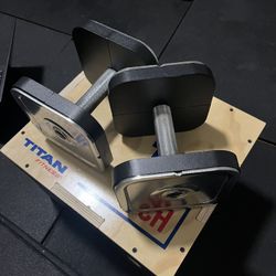 Ironmaster Quick-Lock Adjustable Dumbbells 5-90#