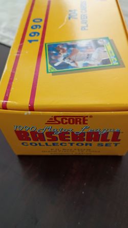 Vintage Baseball Cards:  1990 Score