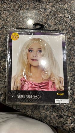 Hocus Pocus Sarah Anderson Wig and Dress